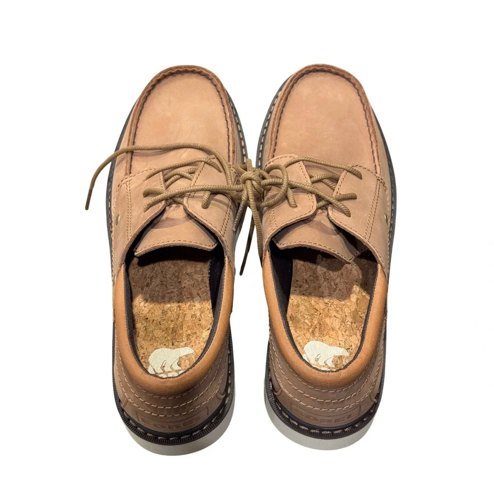 Sorel Slabtown Mariner 62' Leather Shoes Velvet Tan Men's 12 Business Casual